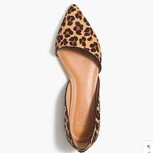 Zoe calf hair d'Orsay flats